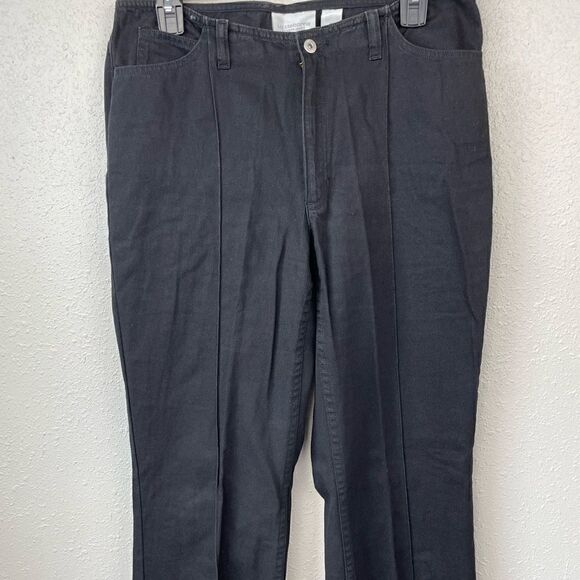 Liz Claiborne LizWear Black Jeans Size 10 EUC - Picture 2 of 7